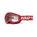 Strata 2 Youth Goggle Red - Clear Lens