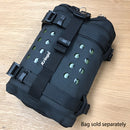 Aluminium Fuel Bottle 1L Matt Green - Kriega Bag sold separately