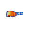 Vision 8 Wordmark Goggle Blue/Orange - Mirror Red Lens