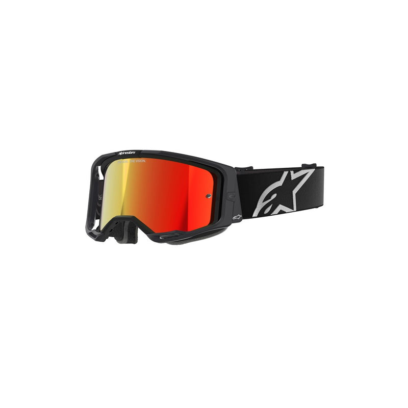 Vision 8 Corp Goggle Black - Mirror Red Lens