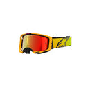 Vision 8 Corp Goggle Yellow/Pink - Mirror Red Lens