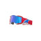 Vision 5 Corp Goggle Red/White/Blue - Mirror Blue Lens