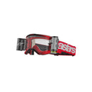 Vision 5 Blaze Goggle Red - Clear Lens with Roll Off System