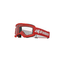 Vision 3 Wordmark Goggle Red - Clear Lens