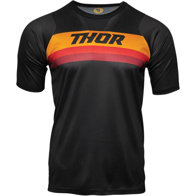 Jersey Thor MTB Assist Black/Orange Large