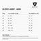 Size chart for REVIT Eclipse 2 Jacket - Ladies