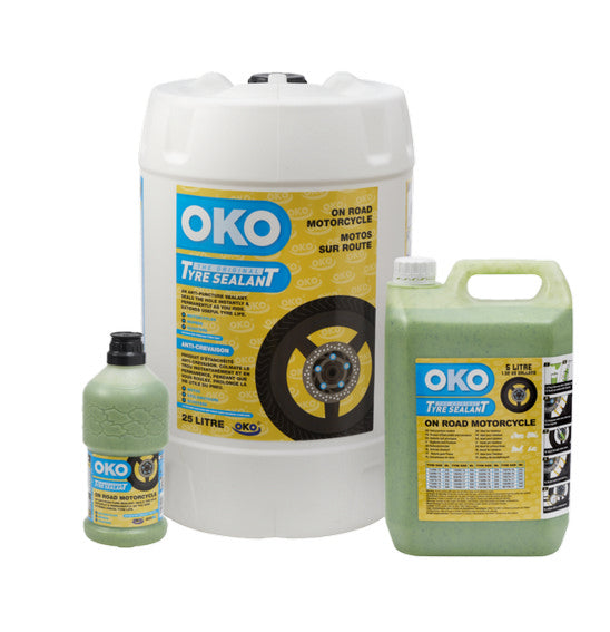 OKO Tyre Sealant - MOTORCYCLE On-Road / ADV Tubeless