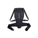 Nucleon Plasma Back Protector With Strap Black/White/Red XS