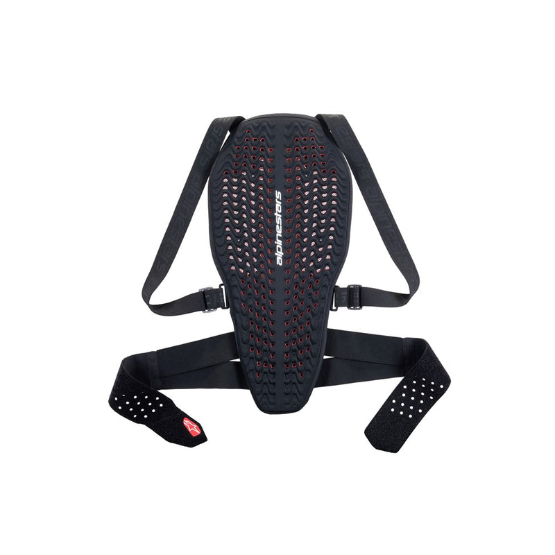 Nucleon Plasma Back Protector With Strap Black/White/Red XS