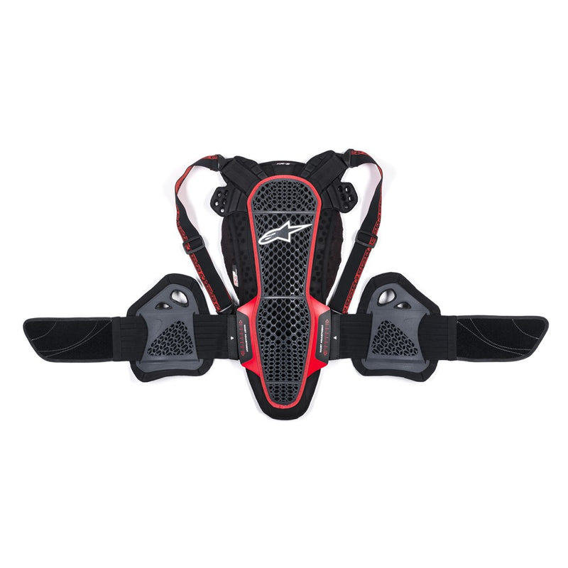 Nucleon KR-3 Back Protector Smoke/Black/Red M