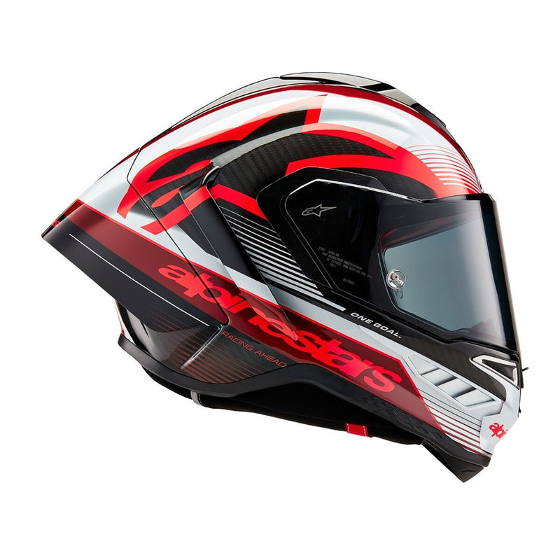 Supertech R10 Helmet Team Black Carbon/Red/White Gloss XL