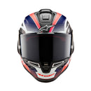 Supertech R10 Helmet Team Black Carbon/Red Fluoro/Dark Blue Matte XXL