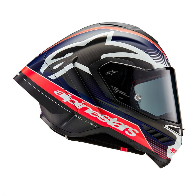 Supertech R10 Helmet Team Black Carbon/Red Fluoro/Dark Blue Matte M