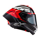 Supertech R10 Helmet Element Black Carbon/Bright Red/White Gloss XS