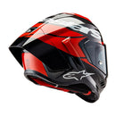 Supertech R10 Helmet Element Black Carbon/Bright Red/White Gloss XS