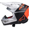 Supertech S-M10 Helmet Flood Silver/Black/Orange Fluoro Matte/Gloss L