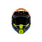 S-M3 Youth Helmet Fray Black/Orange/Yellow Fluoro Gloss M