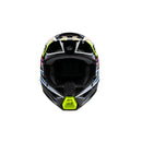 S-M3 Youth Helmet Wurx Black/Yellow Fluoro/Blue/Red Gloss M
