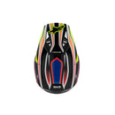 S-M3 Youth Helmet Wurx Black/Yellow Fluoro/Blue/Red Gloss M