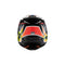S-M3 Youth Helmet Wurx Black/Yellow Fluoro/Blue/Red Gloss M