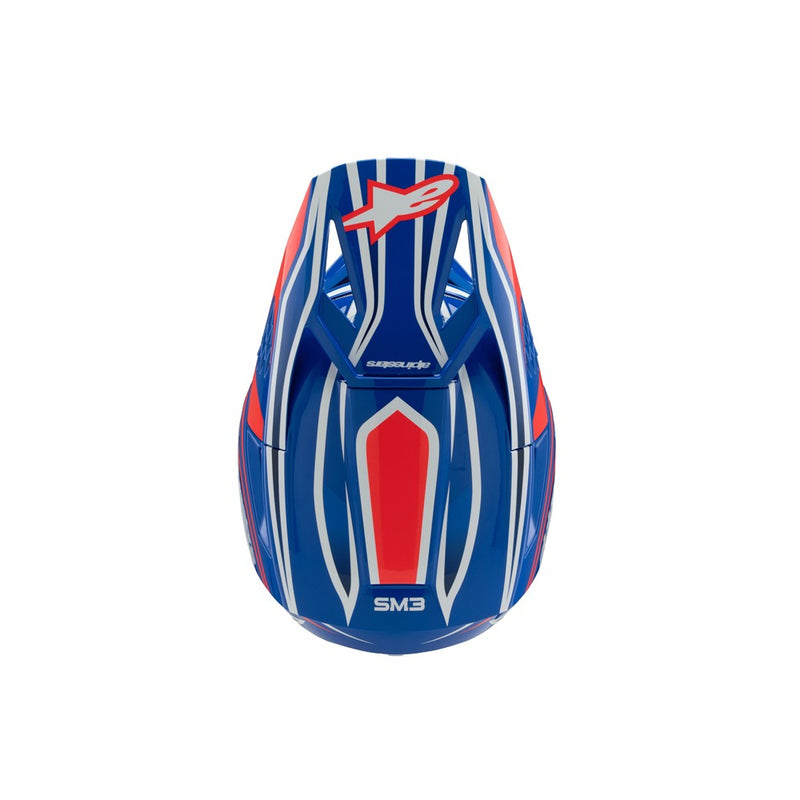 S-M3 Youth Helmet Wurx Blue/Red/White/Black Gloss M