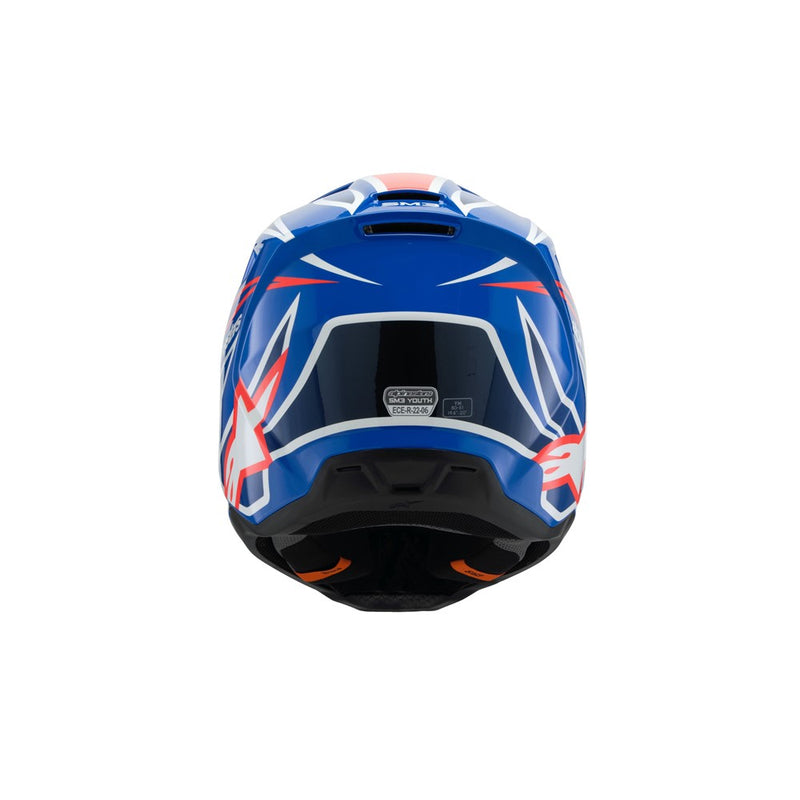 S-M3 Youth Helmet Wurx Blue/Red/White/Black Gloss M