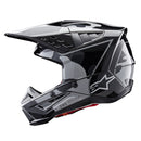 S-M5 Rover 2 Helmet Black/Silver Gloss XS