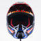 S-M5 Solar Flare Helmet Black/Blue/Red Fluoro L