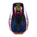 S-M5 Solar Flare Helmet Black/Blue/Red Fluoro XL