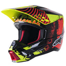 S-M5 Solar Flare Helmet Black/Red Fluoro/Yellow Fluoro XXL