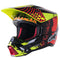 S-M5 Solar Flare Helmet Black/Red Fluoro/Yellow Fluoro M
