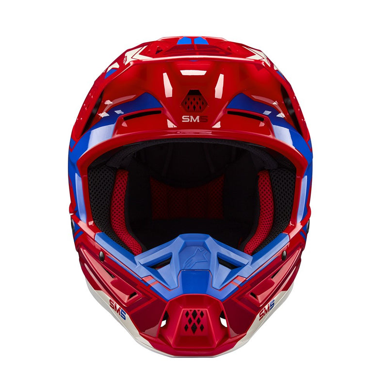 S-M5 Action 2 Helmet Bright Red/Blue Gloss L