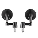 Revolution Bar End Mirrors Tarmac Alloy - Pair