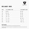 Size chart for REVIT Mile Jacket - Mens