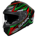 SMK TYPHOON RIVAL  - Black Green Red - GL283