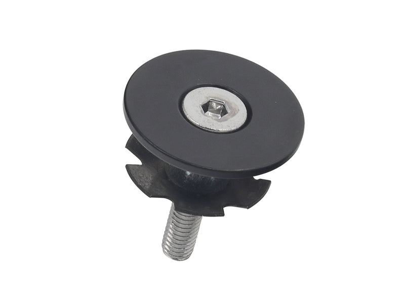Bicycle steering top cap Anodized black