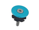 Bicycle steering top cap Anodized light blue