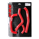 DRC Silicone Radiator Hose Kit - Honda CRF250R (2018–2021) - Red