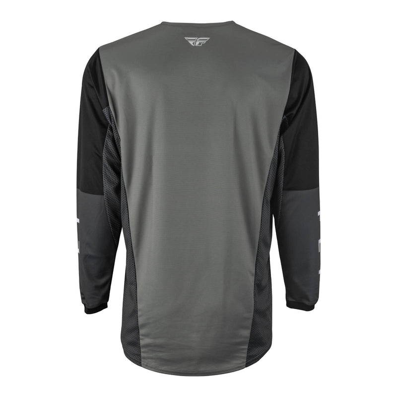 Fly Racing Kinetic Jet Jersey - Grey / Dark Grey / Black