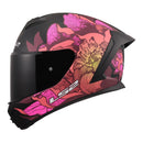 LS2 FF820 Rapid III Popppies Helmet - Black / Pink