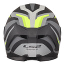 LS2 FF820 Rapid III Hyper Helmet - Black / Hi-Vis Yellow