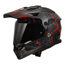 LS2 MX702 Pioneer II Crazy - Black / Grey / Red 06