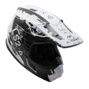 LS2 MX706 COZ Hyde Helmet - Black / White 06