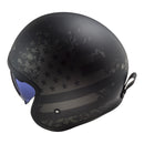 LS2 OF599 Spitfire II Flag Helmet - Matte Black 06