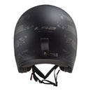 LS2 OF599 Spitfire II Flag Helmet - Matte Black 06