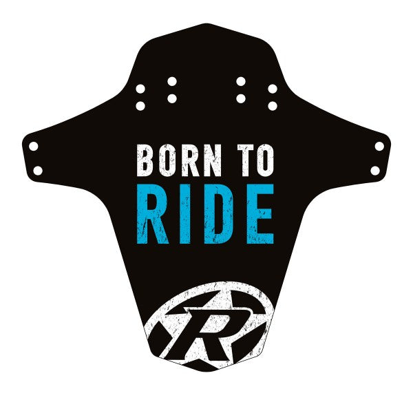Mudguard MTB Bike Born to Ride Black Light Blue