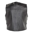 Richa Gilet Sadic Leather Vest with Laces - Black