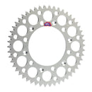 Renthal Sprocket Rear Silver 53T Alloy 7075 T6 Grooved Kawasaki