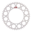Renthal Sprocket Rear Silver 50T Alloy 7075 T6 Grooved GasGas