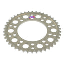Renthal Rear Sprocket T6 Grooved 7075 Alloy - Silver [Honda]